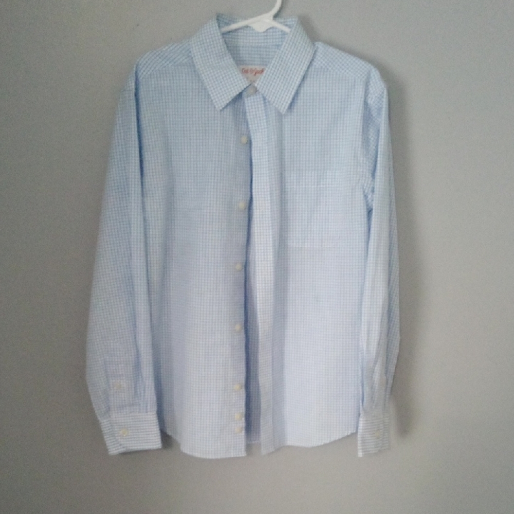Men's Blue Checkered Shirt